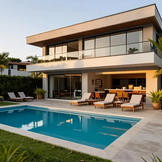 Descubra a Casa alto padrão com piscina p/15 pessoas